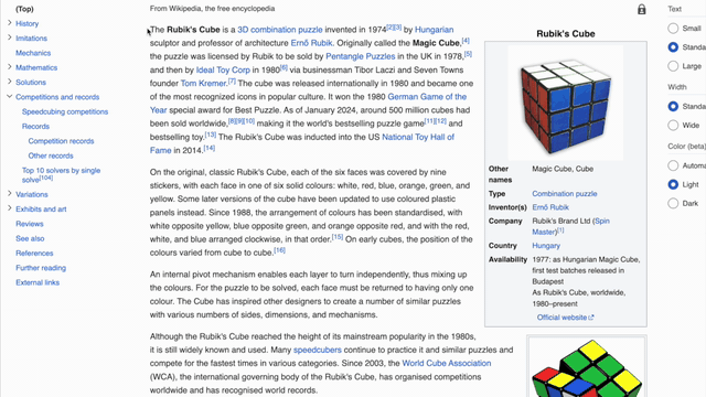 Rubik's Cube Example