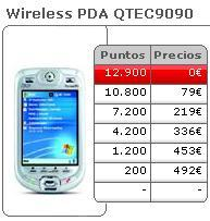 Qtek 9090 Vodafone Spain
